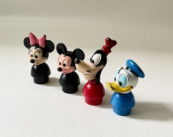 Vintage Set of 4 Disney ILLCO Figurines