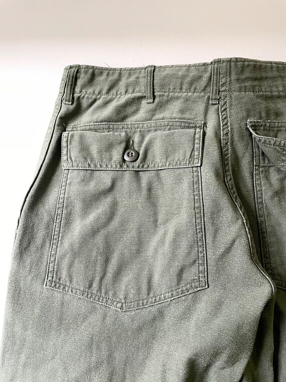 Vintage US Army Green Trousers - image 7