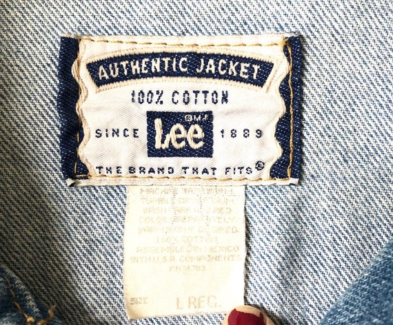 Mens Vintage LEE Denim Jacket - Gem