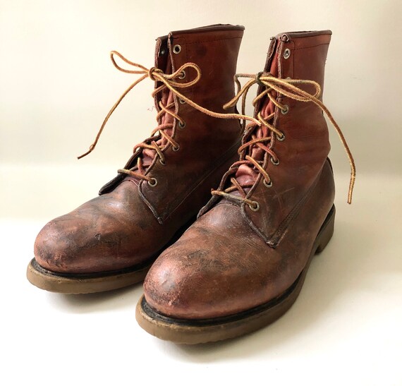 Men's RED WING Leather Work Boot / Size 10