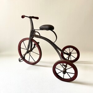 Antique Wooden and Metal Tricycle