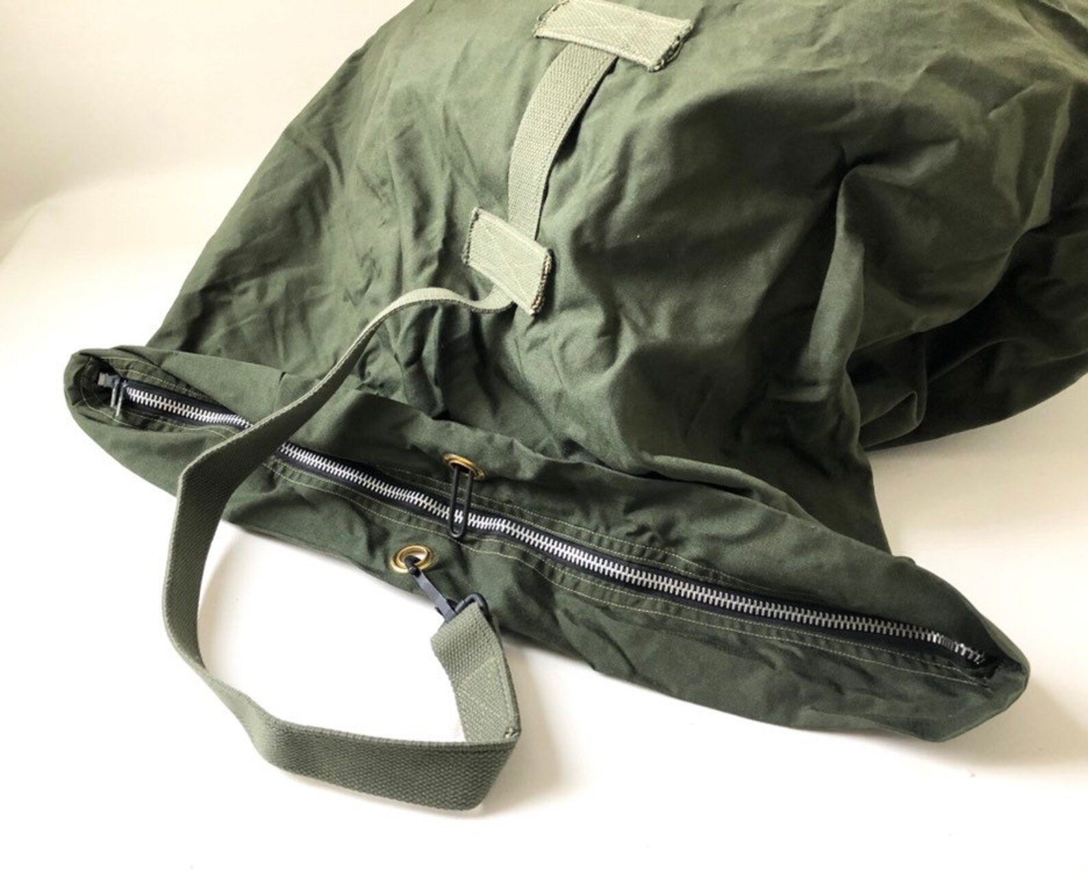 Vintage Army Duffle Bag Etsy