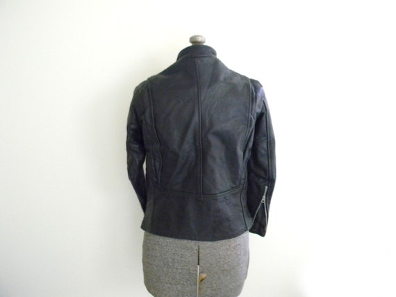 Vintage Black Leather LESCO Coat - image 2