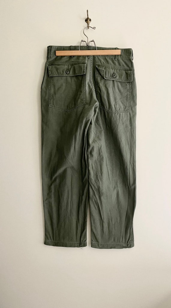 Vintage US Army Green Trousers - image 2