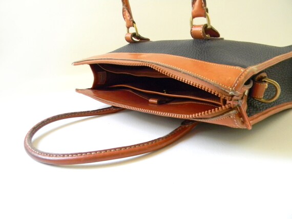 Brown and Black Leather DOONEY & BOURKE Purse - image 5