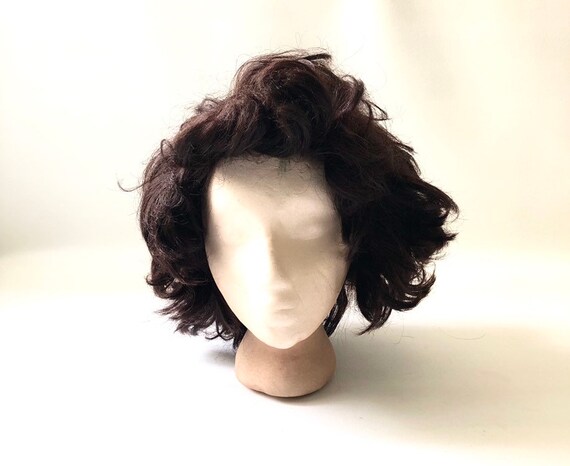 long brown curly wig halloween