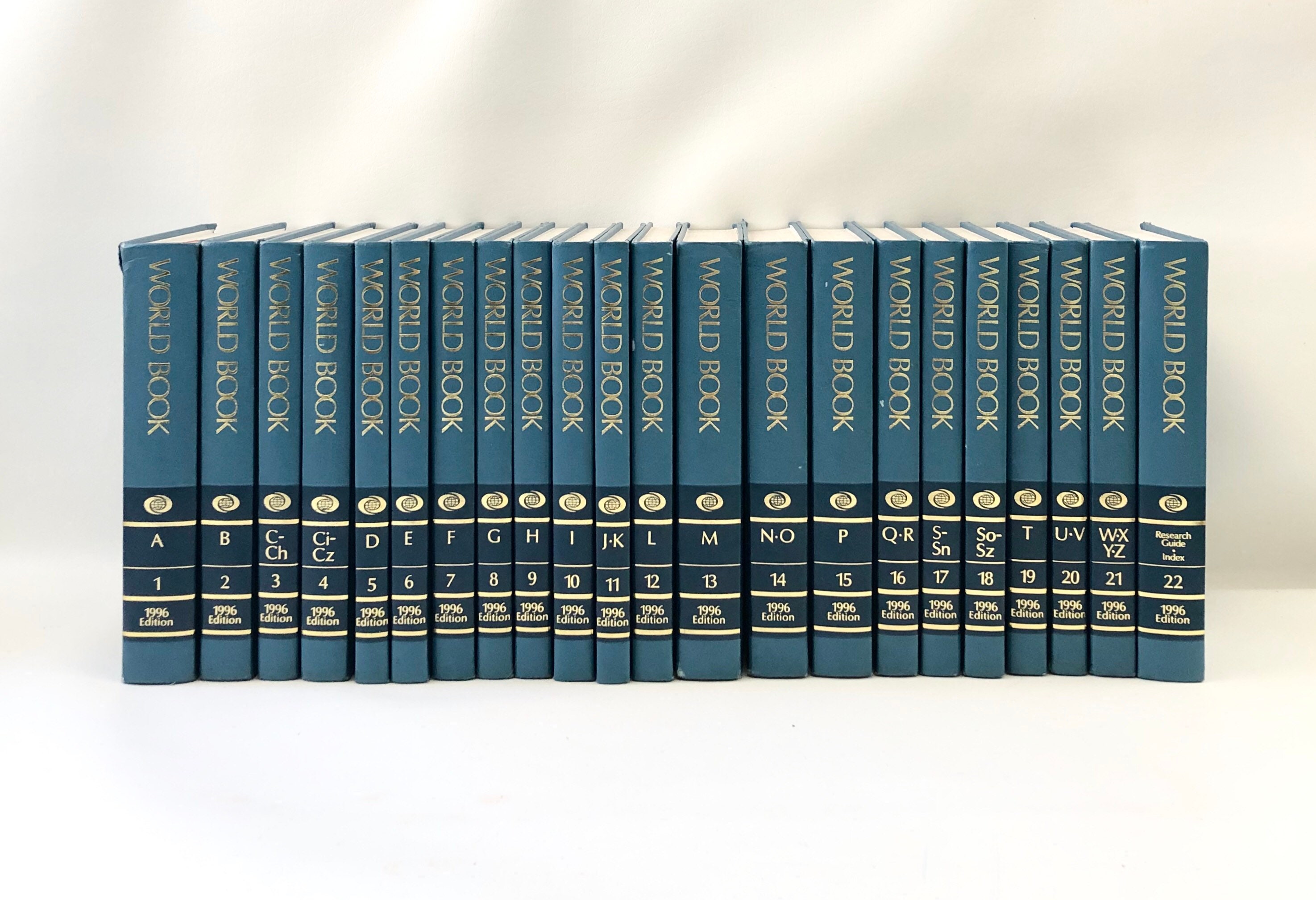 Vintage 1996 World Book Encyclopedia Set - Etsy
