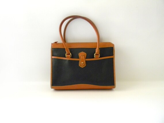 Brown and Black Leather DOONEY & BOURKE Purse - image 2