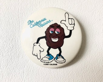 Vintage 1980s California Raisin Pin