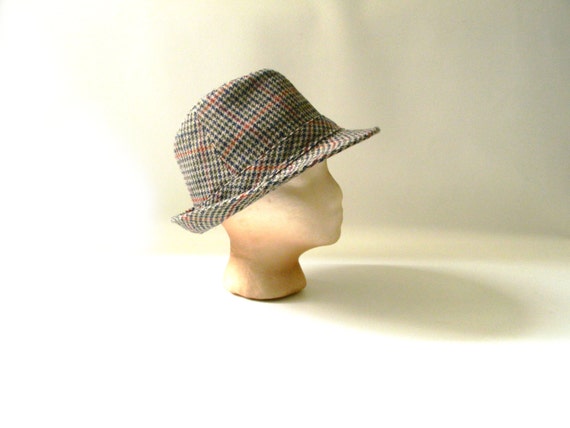 houndstooth fedora hat