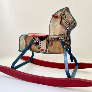 Vintage Roy Rogers Trigger Rocking Horse