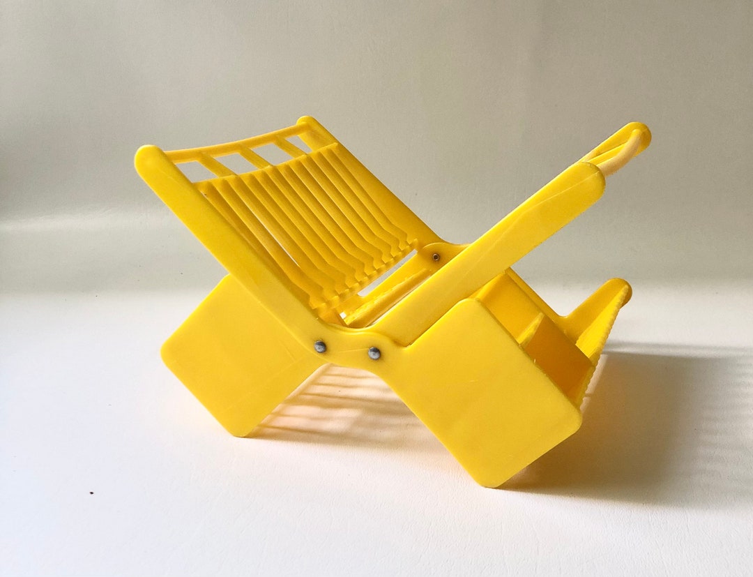 Vintage Yellow Fisher Price Toy Dish Rack Etsy
