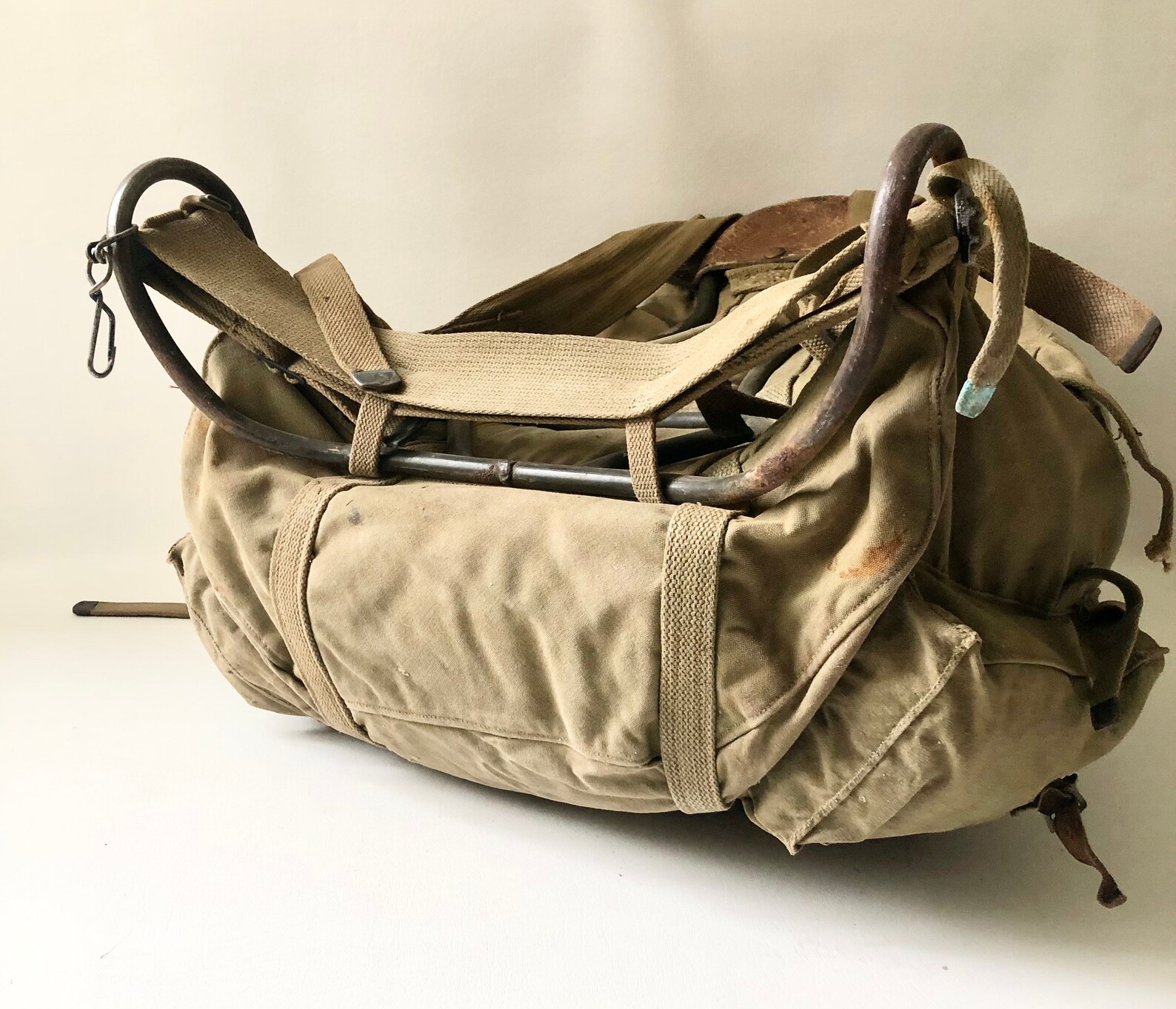 Vintage 1942 WWII US. Army Backpack With Metal Frame Etsy