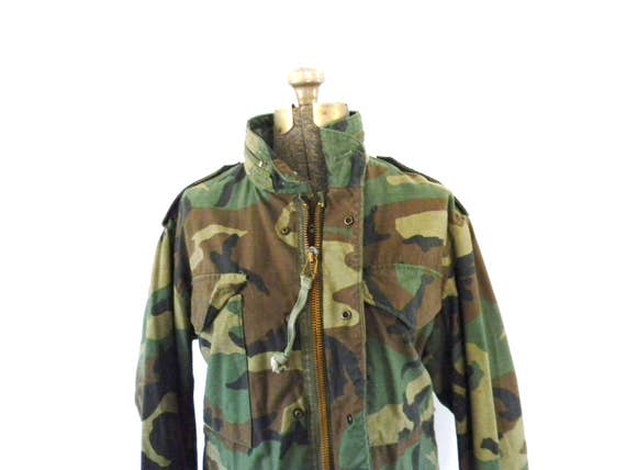 Vintage Green Camouflage Army Coat | Etsy