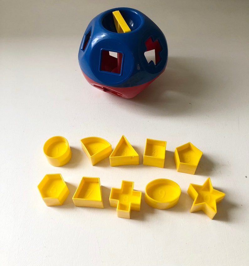 Vintage Tupperware Toy Shape Ball Etsy