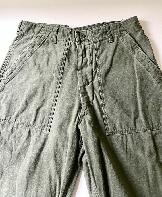 Vintage US Army Green Trousers - image 3