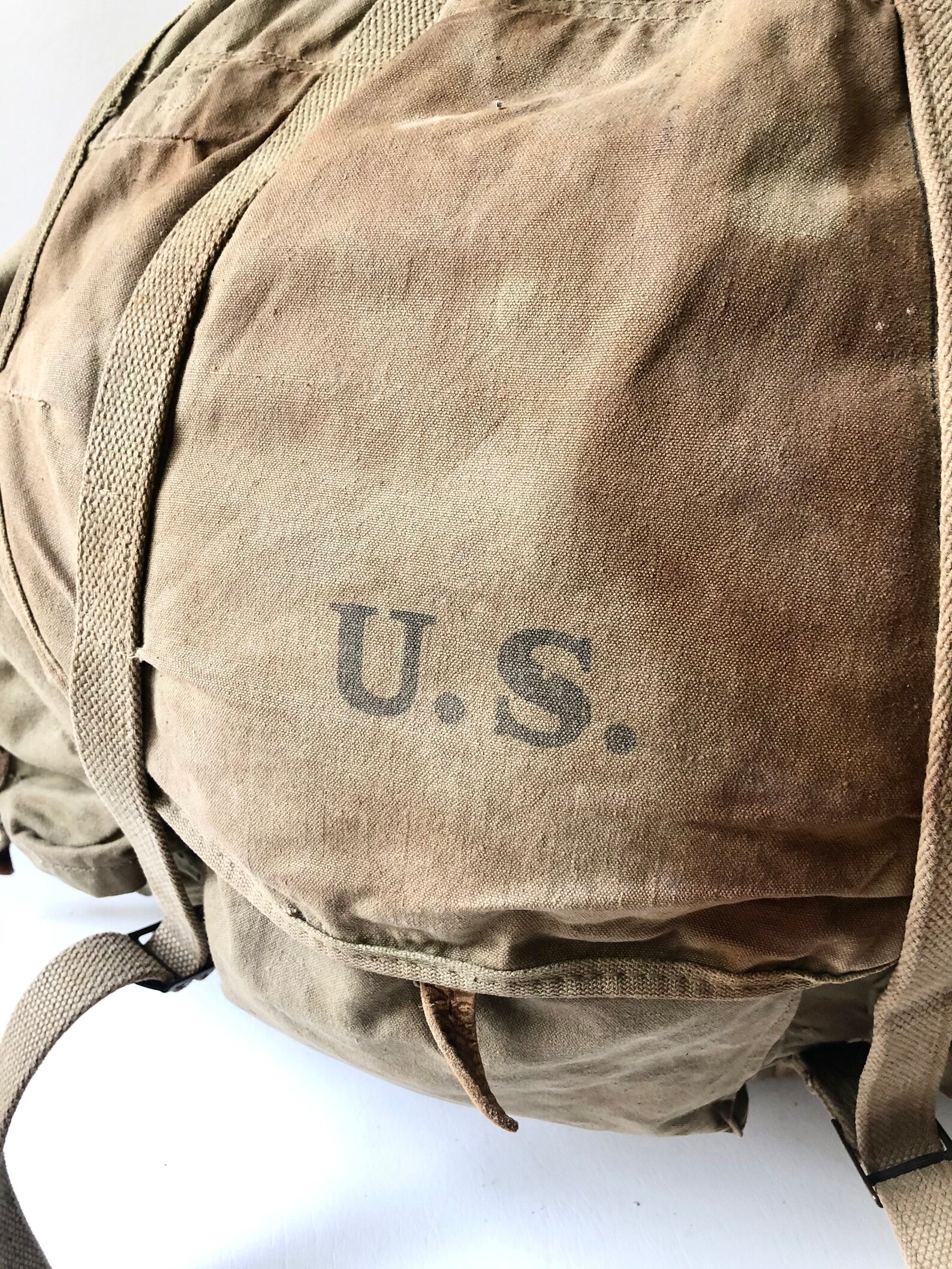 Vintage 1942 WWII US. Army Backpack With Metal Frame Etsy