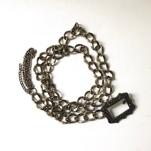 Ceinture de chaîne en laiton vintage femmes