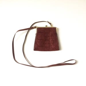 Small Vintage Brown Leather Rolfs Purse