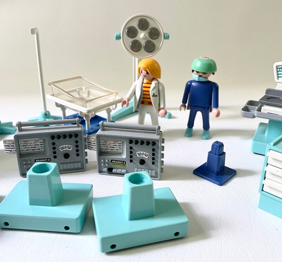 Vintage 1992 Playmobile Hospital Set - Etsy