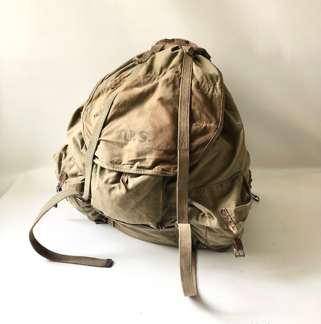 Vintage 1942 WWII US. Army Backpack With Metal Frame - Etsy