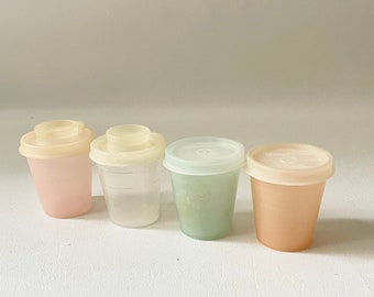 Set of Vintage Mini Tupperware Storage Containers