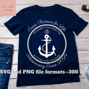 Crucero de aniversario número 20 SVG y PNG, camiseta de crucero de aniversario svg, camiseta de crucero svg, crucero svg, crucero 2024 svg, aniversario número 20, regalo