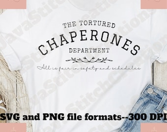 Tortured Poet Chaperone Shirt SVG PNG: Field Trip Design (Digital Download)