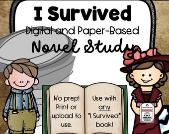 I Survived Novel Study: Reading Comprehension, Grades 3-6 | Printable (Digital Download)