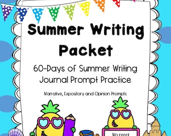 Summer Writing Journal: 60-Day Practice Prompts (Digital Download)
