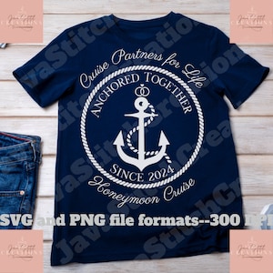 huwelijksreis cruise SVG PNG, verjaardag cruise shirt SVG, cruise shirt SVG, cruise SVG, huwelijksreis cadeau, huwelijkscadeau, 2024 bruiloft, verankerd