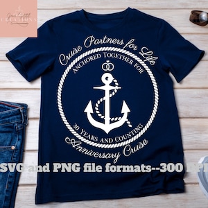 30-jarig jubileum cruise SVG & PNG, jubileum cruise shirt SVG, cruise shirt SVG, cruise SVG, 30-jarig jubileum, cadeau