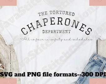 Tortured Poet Inspired Chaperone SVG PNG - Field Trip Shirt Design (Digital Download)