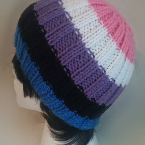 Genderfluid Pride Beanie