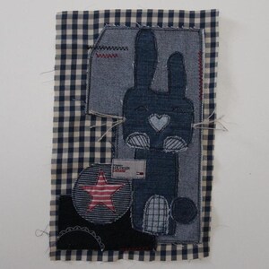 ウサギのパッチ、デニムのアップリケ、縫い付けパッチ、大きなパッチ、ジーンズのパッチ、ジャケットのバックパッチ、バックパックのパッチ、ジーンズのパッチ