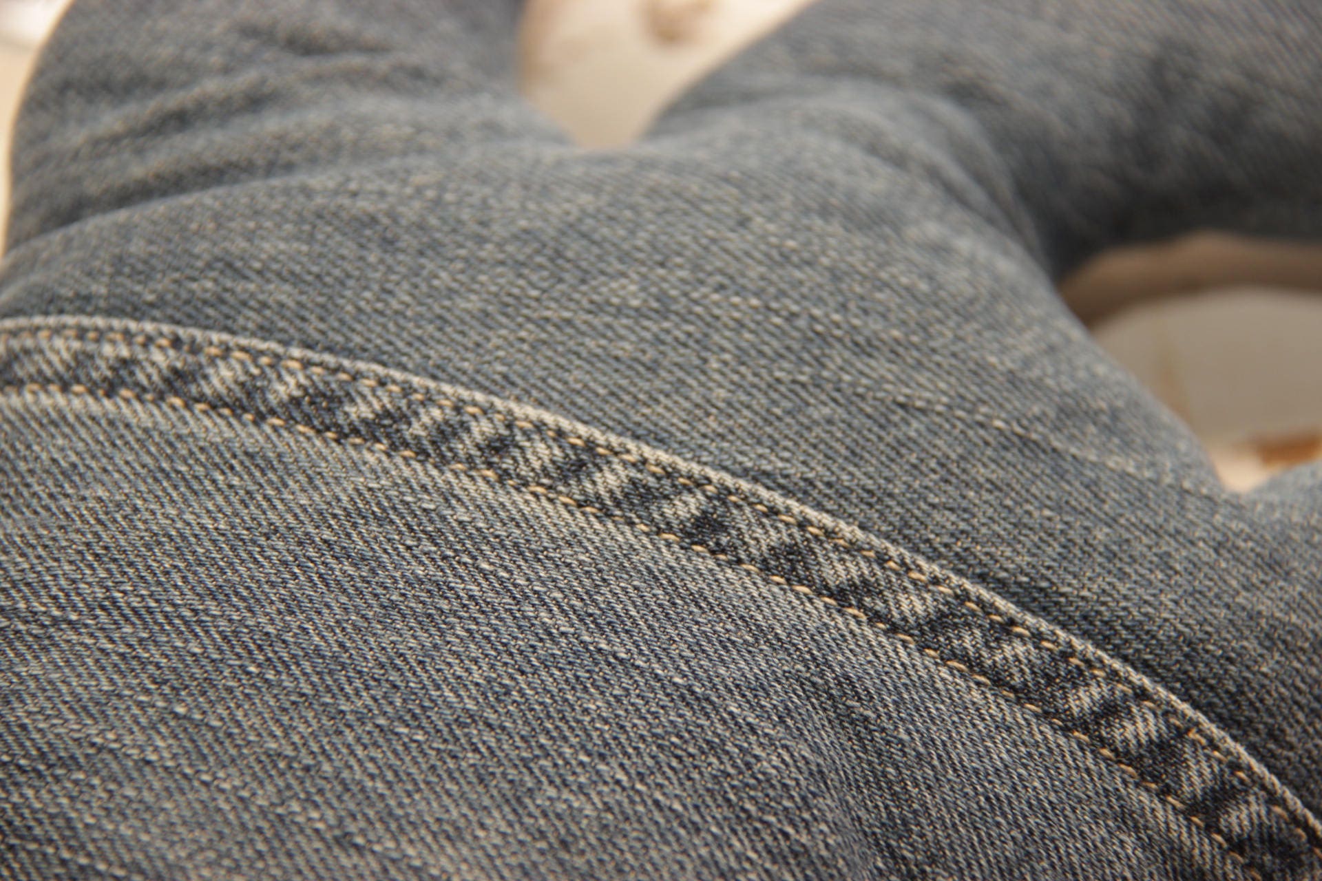 Wynken Feline Wrapped Jean, Mid Washed Denim Cats main image 1