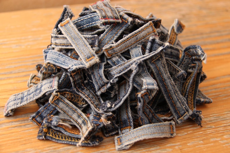 Mixed Bulk Blue Colors Jeans Belt Loops Denim Belt Loops Etsy