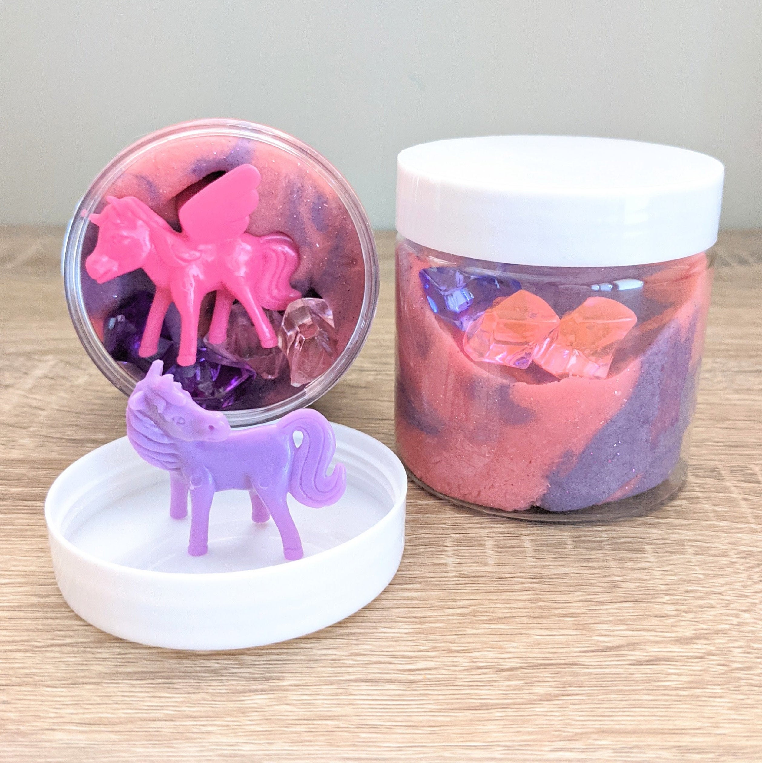 Set of 6 Playdough Jars Etsy