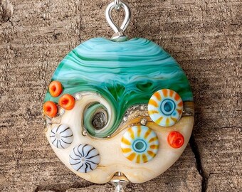 Beach Art Glass Etsy
