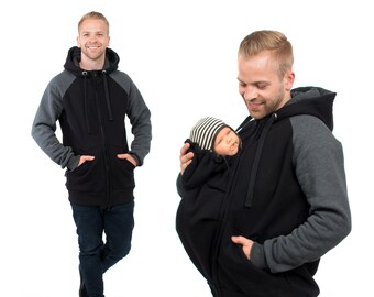baby carrier jacket for men