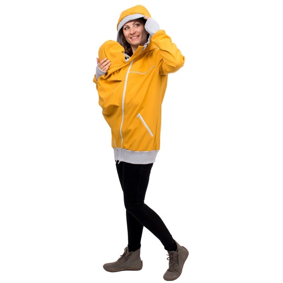 Baby Tragejacke 3in1 Softshell Allweather Outdoor in 3in1 Männer Babytrage Softshell Jacke EXPLORER PLUS in Marine