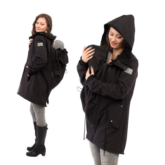 4in1 Babywearing Coat Softshell PINA in Mustard Yellow 4in1 Babywearing Coat Softshell PINA in Mustard Yellow