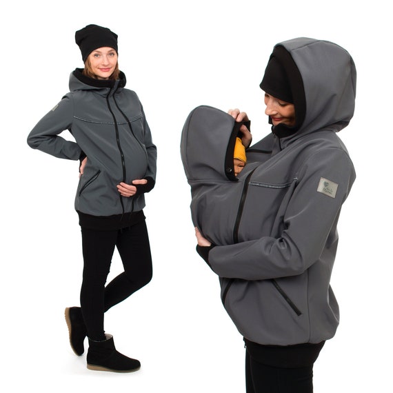 softshell babywearing jacket