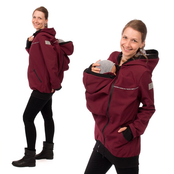 Viva la Mama Umstandsjacke mit Baby Trageeinsatz Regenjacke Viva la Mama Umstandsjacke mit Baby Trageeinsatz Regenjacke