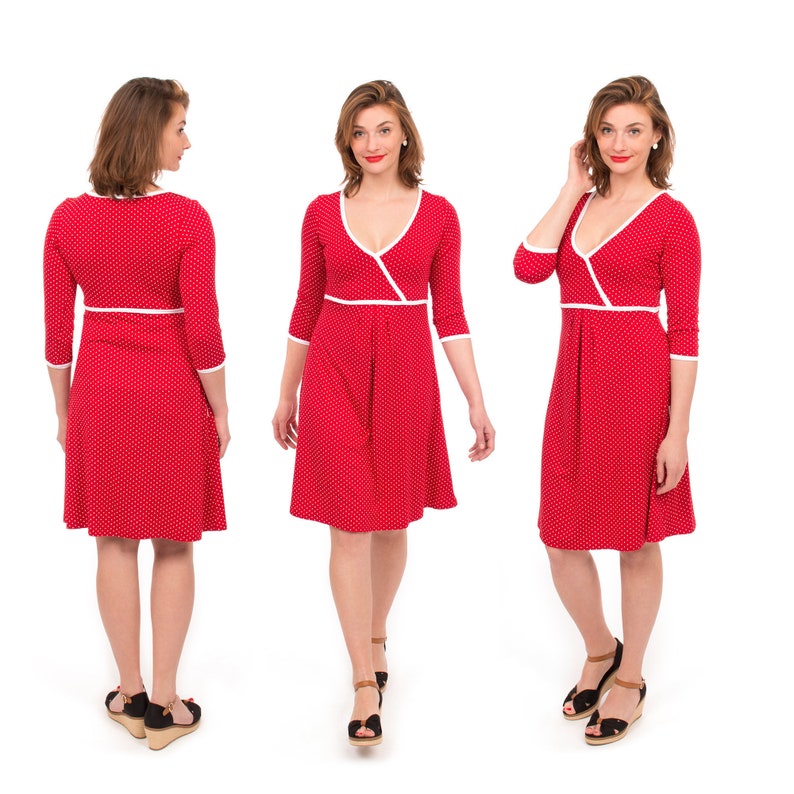 Red Maternity Dress Breastfeeding Nursing Moms Summer Special Etsy