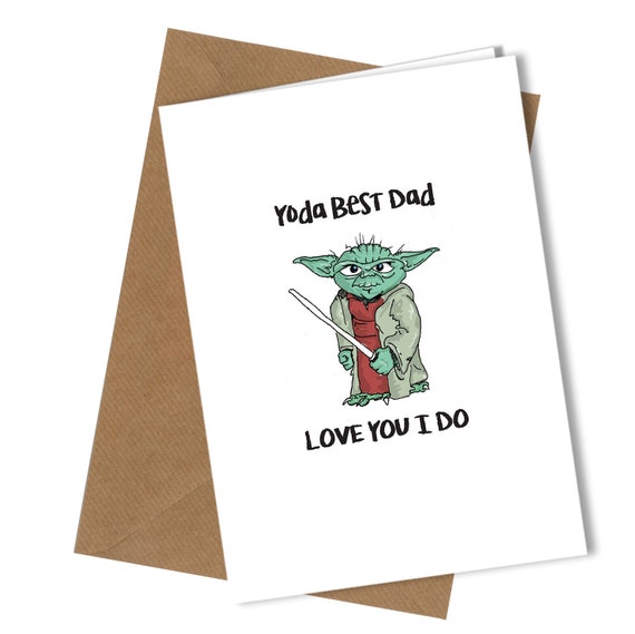 Téléchargement gratuit Images No208 Yoda Best Birthday Or Fathers Day Card Rude Funny Humour Etsy le plus cool par