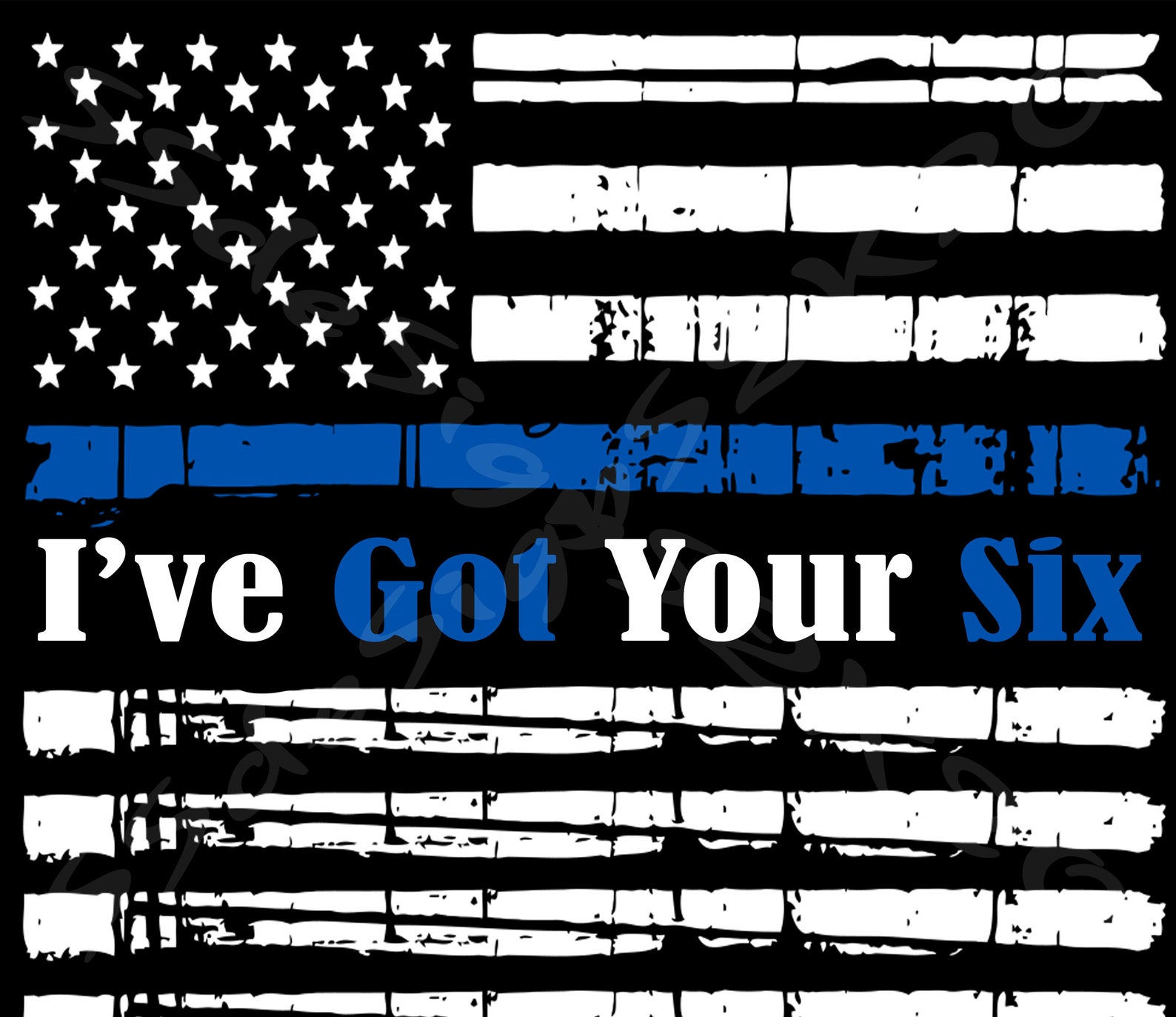 I ve Got Your Six Digital Image For Sublimation And or Etsy