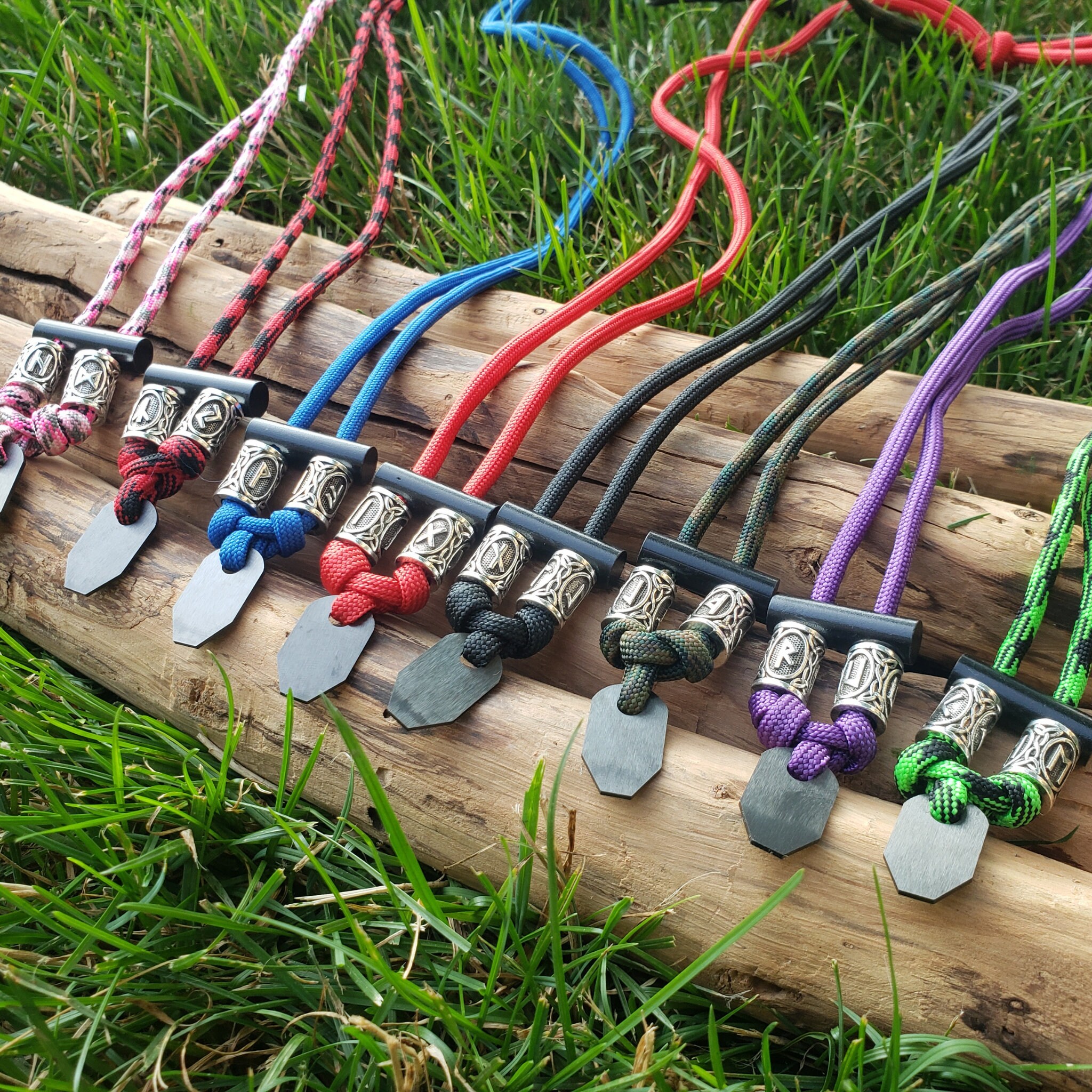 Firestarter Necklace For Camping Backpacking and Survival Etsy