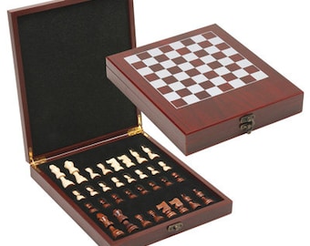 Chess Set in Rosewood Box