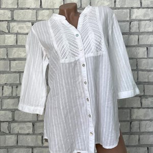 white womens top XL womens blouse office blouse elegant white blouse white Top Classic blouse cotton blouse everyday blouse casual blouse